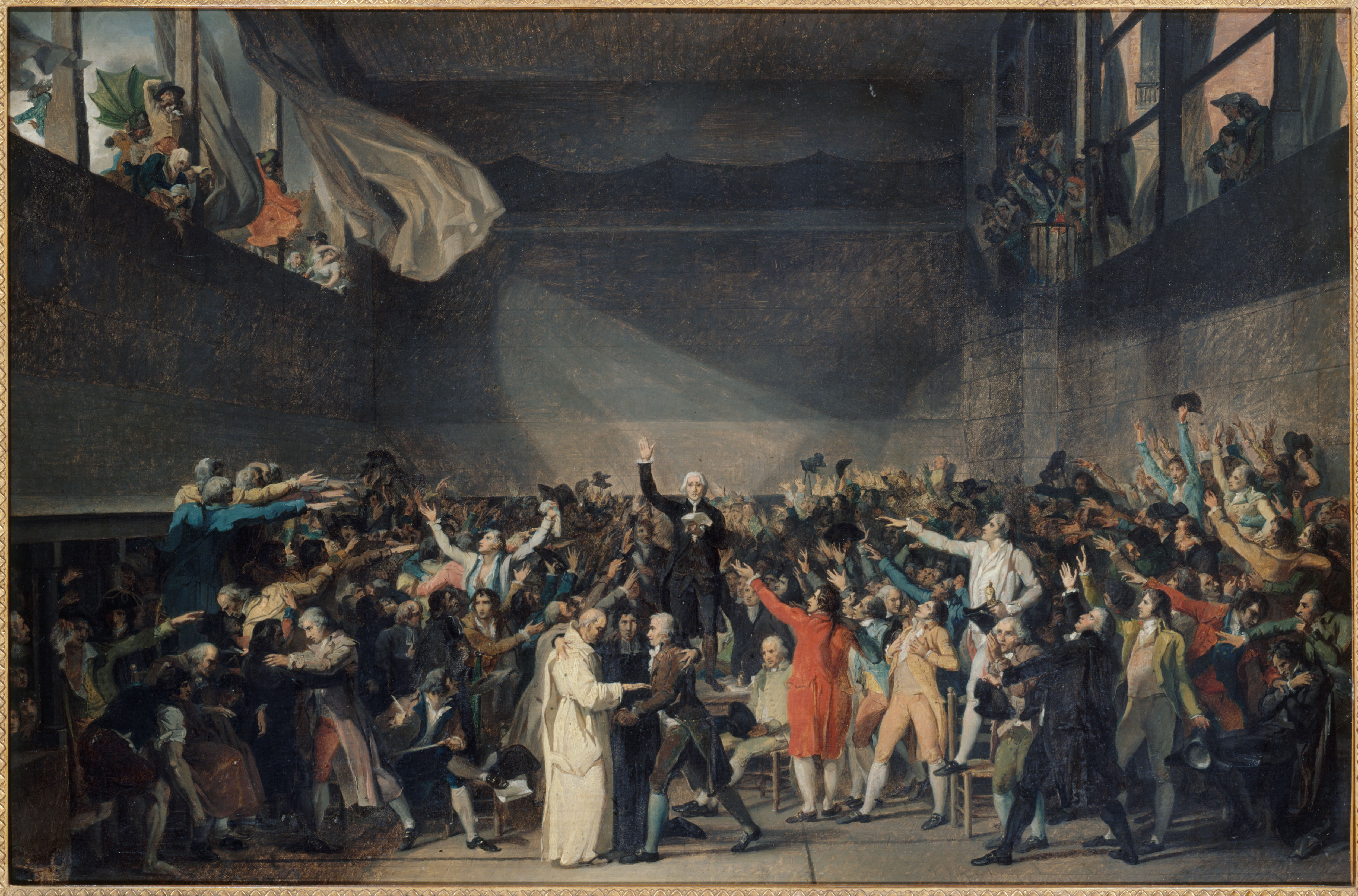 Historical depiction of the tennis court oath